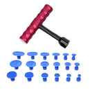 18pcs Tools T-Bar Slide Hammer Dent Puller Tabs For All Car Dent Repair Kit