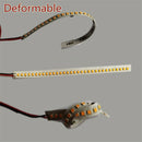 1pc 12V LED Yellow Car Rear Mirrors Flexible Flowing Turn Signal Light Lamp Good