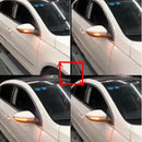 18cm 32 LED Amber Car Rear Mirrors Flexible Flowing Turn Signal Light Strip