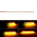 18CM Auto Light Strip 2Pcs Amber Turn Signal Indicator Rear Mirror Replacement