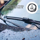 Front Windshield Wiper Washer Nozzle Pipe Hose Line with Wiper Hose Connector