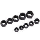 10PCS Bolt Nut Remover Extractor Set Damaged Stripped Socket Wrench Tool