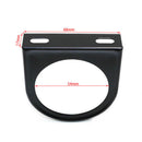 Metal Gauge Holder Bracket Holder Bracket for Car Motorcycle Black 68*54*17mm