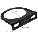 Metal Gauge Holder Bracket Holder Bracket for Car Motorcycle Black 68*54*17mm