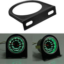 Metal Gauge Holder Bracket Holder Bracket for Car Motorcycle Black 68*54*17mm