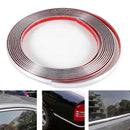 1 PC 8mm*5m Chrome Moulding Trim Strip Decor Door Bumper Edge Protector New