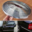 5m Auto Trim Strip Chrome Anti-Scratch Door Edge Moulding Grill Practical Best
