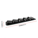 2pcs Universal Car Black Hood Vent Louver Cooling Panel Trim Safety Outside
