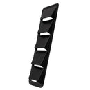 2pcs Universal Car Black Hood Vent Louver Cooling Panel Trim Safety Outside