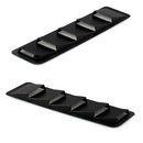 2pcs Universal Car Black Hood Vent Louver Cooling Panel Trim Safety Outside