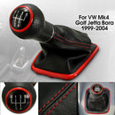 5Speed Gear Shift Knob Cover Gaiter for VW MK4 Golf Jetta 1999-2004 Best Nice