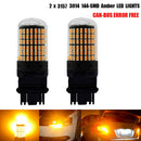 2 pieces Canbus Error Free Amber Yellow 144SMD Bulb Parking Lamp High Quality