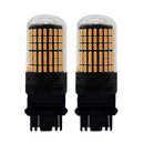 2pcs Canbus Error Free Amber Yellow 3157 144SMD Bulb Parking Lamp Practical Hot