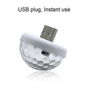3x Mini USB LED Car Atmosphere Lamp Interior Ceiling Coloful Light Nice New