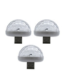 3x Mini USB LED Car Atmosphere Lamp Interior Ceiling Coloful Light Nice New