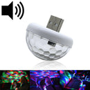 3x Mini USB LED Car Atmosphere Lamp Interior Ceiling Coloful Light Best Gifts