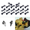 20pcs For Motorcycle Brake Bleeder Screw Cap Grease Nipple Tip Cover Practical