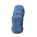 3pcs Anti-fog Decontamination Glass Sponge Double-sided Car Cleaning Hot Blue