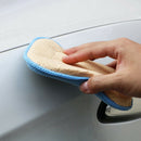 3pcs Anti-fog Decontamination Glass Sponge Double-sided Car Cleaning Hot Blue