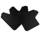 4 Pieces Basic Mud Flaps Black Universal Fitment MF12-BAS-BLK 40*30*2.5cm
