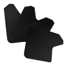 4 Pieces Basic Mud Flaps Black Universal Fitment MF12-BAS-BLK 40*30*2.5cm