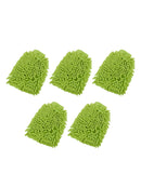 5pcs Car Wash Washing Soft Super Mitt Microfiber Cleaning Gloves High Quality