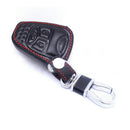 Leather Car Remote Key Fob Case Cover For Jeep Liberty Compass Patriot Wrangler