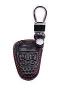 Leather Car Remote Key Fob Case Cover For Jeep Liberty Compass Patriot Wrangler