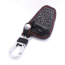 Leather Car Remote Key Fob Case Cover For Jeep Liberty Compass Patriot Wrangler