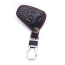 Leather Car Remote Key Fob Case Cover For Jeep Liberty Compass Patriot Wrangler