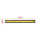 6pcs 12V Waterproof Yellow DRL LED Strip Light Bar Camping Caravan Boat Car COB