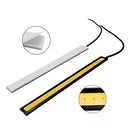 6pcs 12V DRL LED Shell COB Strip Lights Bars Caravan Boat Car Set High Qaulity