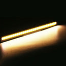 6pcs 12V DRL LED Shell COB Strip Lights Bars Caravan Boat Car Set High Qaulity