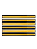 6pcs 12V Waterproof Yellow DRL LED Strip Light Bar Camping Caravan Boat Car COB