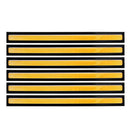 6pcs 12V Waterproof Yellow DRL LED Strip Light Bar Camping Caravan Boat Car COB