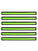 6Pcs Green LED Car Fog DRL Daytime Running Lamp Light DC 12V 17cm Newest Useful