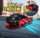 Defrost and Defog Car Heater Mini Electric Fan Heated Windshield Window Glass