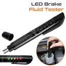 Car Brake Fluid Oil Tester Detecting Pen w/ 5LED Indicator Auto Testing Tool