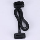 OBD2 OBDII 16Pin Cable Male to Female Elbow Extension Connector Adapter 60cm