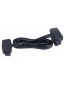 OBD2 OBDII 16Pin Cable Male to Female Elbow Extension Connector Adapter 60cm