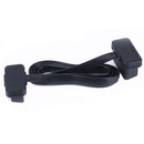 OBD2 OBDII 16Pin Cable Male to Female Elbow Extension Connector Adapter 60cm