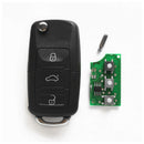 Folding Flip 3B Remote Key Fob 434MHz ID48 Chip for VW VOLKSWAGEN 1J0959753DA