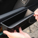 2pcs For Benz C Class W204 2008-2014 Door Side Storage Box Handle Armrest Black