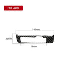 Carbon Fiber Gear Shift Display Panel Frame Cover Trim Fits For Audi A4 B8 A5 Q5