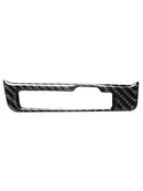 Carbon Fiber Gear Shift Display Panel Frame Cover Trim Fits For Audi A4 B8 A5 Q5