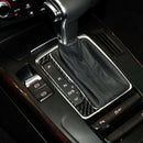 Carbon Fiber Gear Shift Display Panel Frame Cover Trim Fits For Audi A4 B8 A5 Q5