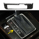 1x Carbon Fiber Gear Shift Display Panel Frame Trim For Audi A4 B8 A5 Q5 Durable