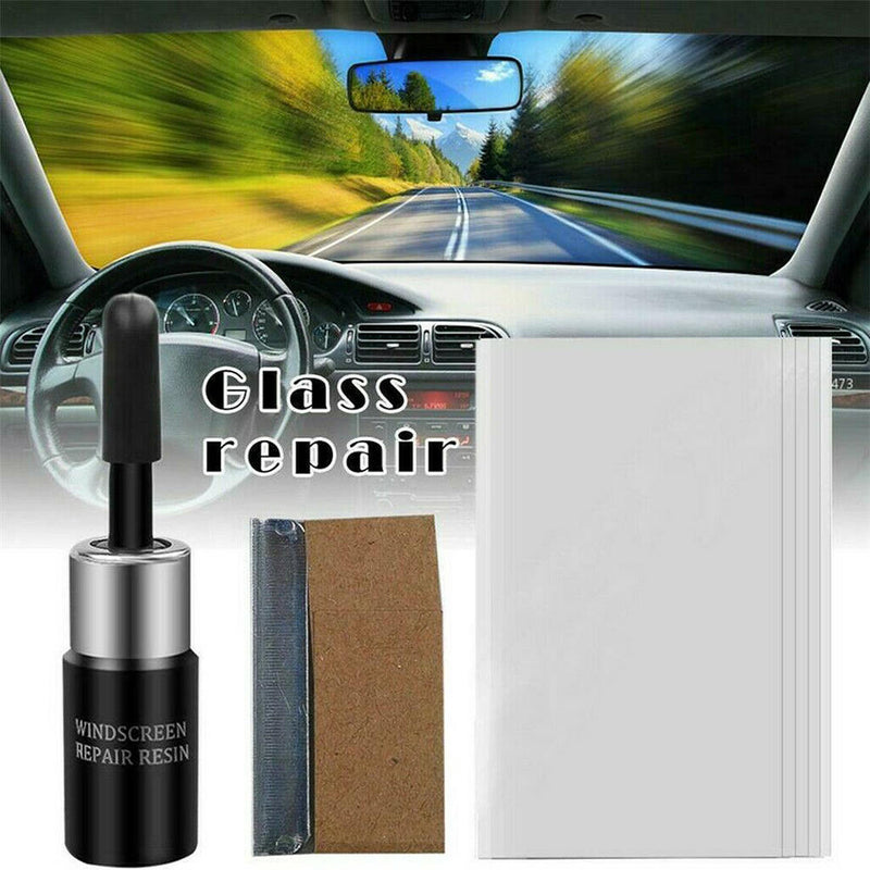 1 Set Automotive Glass Nano Repair Fluid Car Window Glass Crack Chip Repair Hot