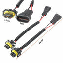 2PCS 9006 TO H11 Pigtail Connector wiring harness plug headlight Conversion wire