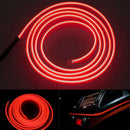 2M DC12V Car LED EL Wire Red Cold Light Lamp Neon Lamp Atmosphere Lights Unique